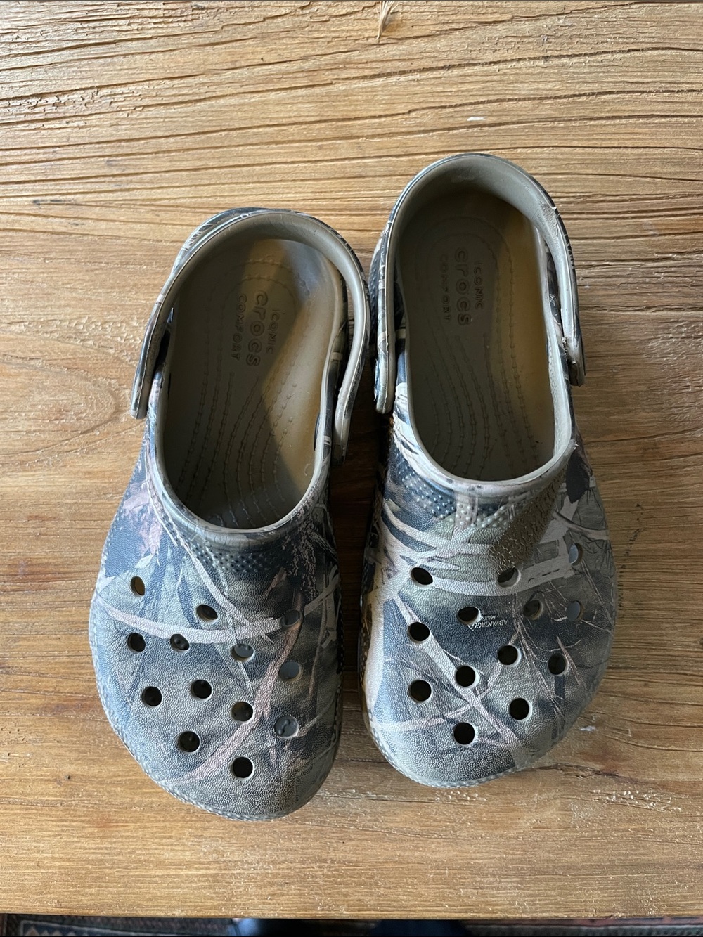 Kids 13 Camo Crocs